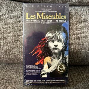 Les Miserables 10th Anniversary Edition (VHS 1996) Brand New Sealed VHS